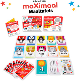 maXimaal Maaltafels/Keersommen kaartspel