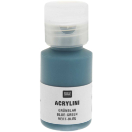 Acrylini verf - groenblauw