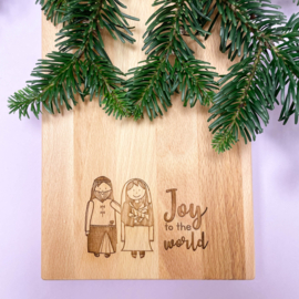 Borrelplankje - Joy to the world