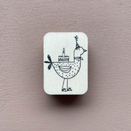 Stempel feestvogel