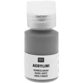 Acrylini verf - donkergrijs