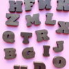 3D chocoladeletters ABC