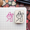 Stempel - krul Sint