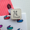 Stempel - schoen zetten