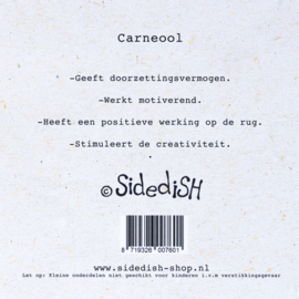 Edelsteen kaart Carneool