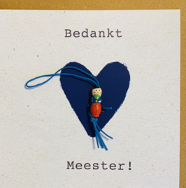 Wenskaart meester