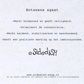 Edelsteen Botswana agaat