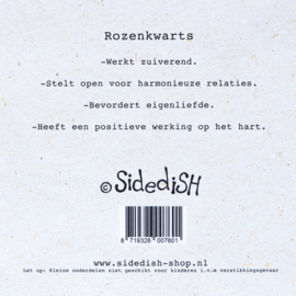 Edelsteenkaart Rozenkwarts