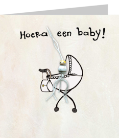 Gelukskaart: Baby!