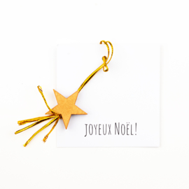 Joyeux noël carte étoile