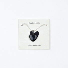 Collier Obsidienne-Puissance