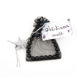 Armband Obsidiaan- Krachtige energie