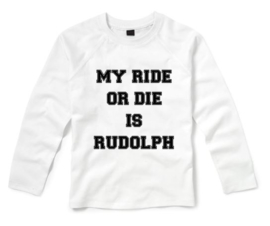 Kerst Shirt MY OTHER RIDE IS RUDOLPH