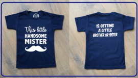 Shirt little brother or sister zwangerschap bekendmaking