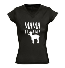 Dames T'shirt MAMA LL'AMA