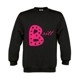 Sweater MET EIGEN NAAM OF TEKST