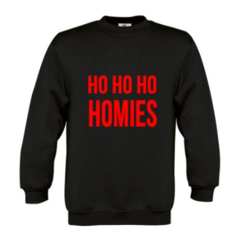 Kerst Sweater HO HO HO HOMIES