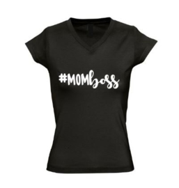 Dames T'shirt #MOMBOSS