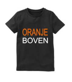 Koningsdag shirt ORANJE BOVEN