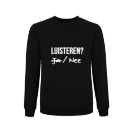 Sweater LUISTEREN?