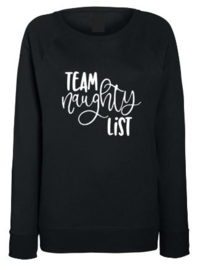 Kerst Sweater TEAM NAUGHTY LIST