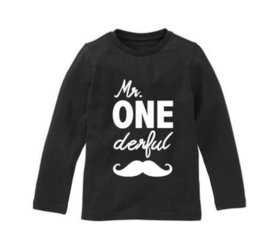 Verjaardagsshirt Mr. onederful snor