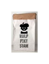 Sinterklaas paperbag HULP PIET MET EIGEN NAAM