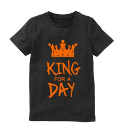 Koningsdag shirt KING FOR A DAY