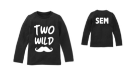 Verjaardagsshirt two wild snor