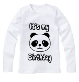 It's my birthday panda verjaardagsshirt