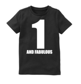 Verjaardagsshirt 1 AND FABULOUS