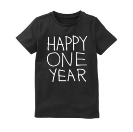 Verjaardagsshirt Happy one year