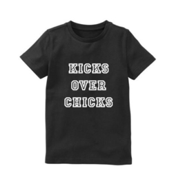 Shirt KICKS BEFORE CHICKS