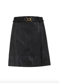 COSTER COPENHAGEN |  Leather Skirt With Belt