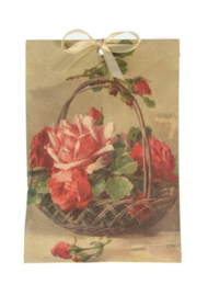 Geurzakje Rozenmand (roos) 17x11,5cm