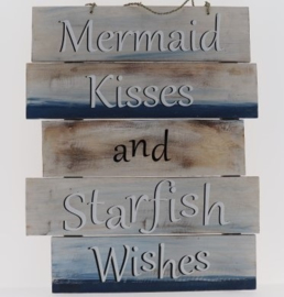 Beach Bord Mermaid Kisses 40x55 cm