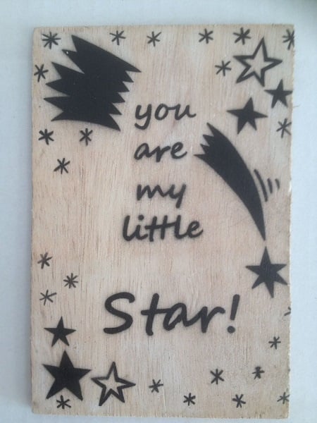 Postkaart You are my little star