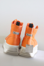 Tamaris - Oranje canvas platform sneakers - 41