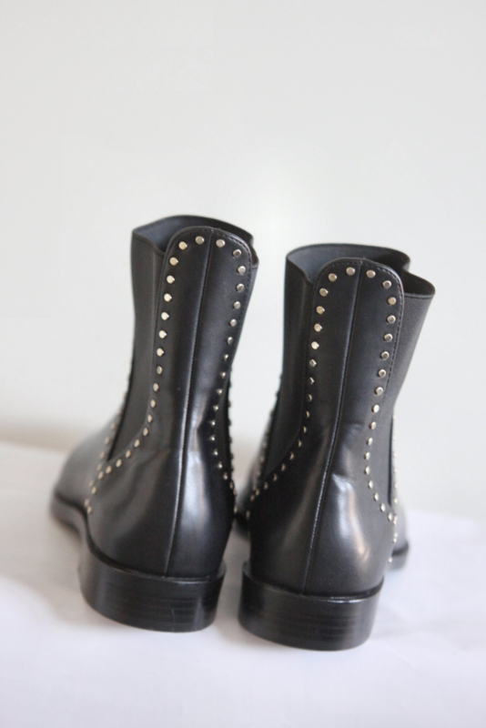 Zara - Zwarte enkellaarsjes met studs - Mt 41 | NEW IN | Galamini Store