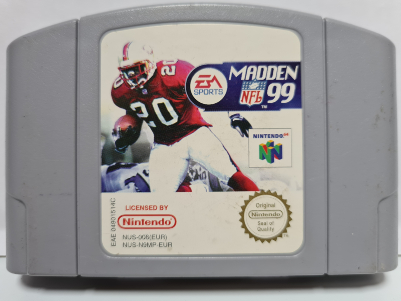 Buy Nintendo 64 N64 Madden 99 Cartridge Only (Good)