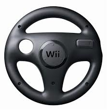 Nintendo Wii wheel zwart