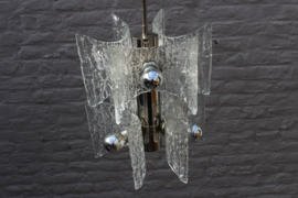 Ice Glass chandelier designed by: Kaiser Leuchten Germany