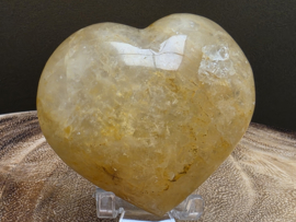 Golden healer of limoniet kwarts hart