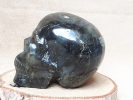 Labradoriet human skull