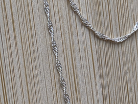 Zilveren ketting 70 cm