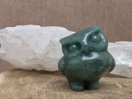 Groene aventurijn uil