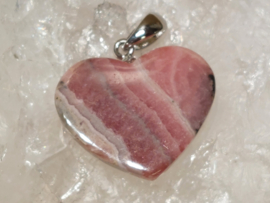 Rhodochrosiet hanger hart