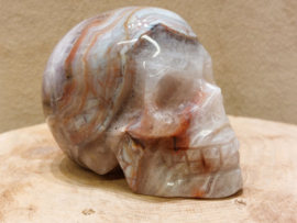 Amethist met agaat human skull