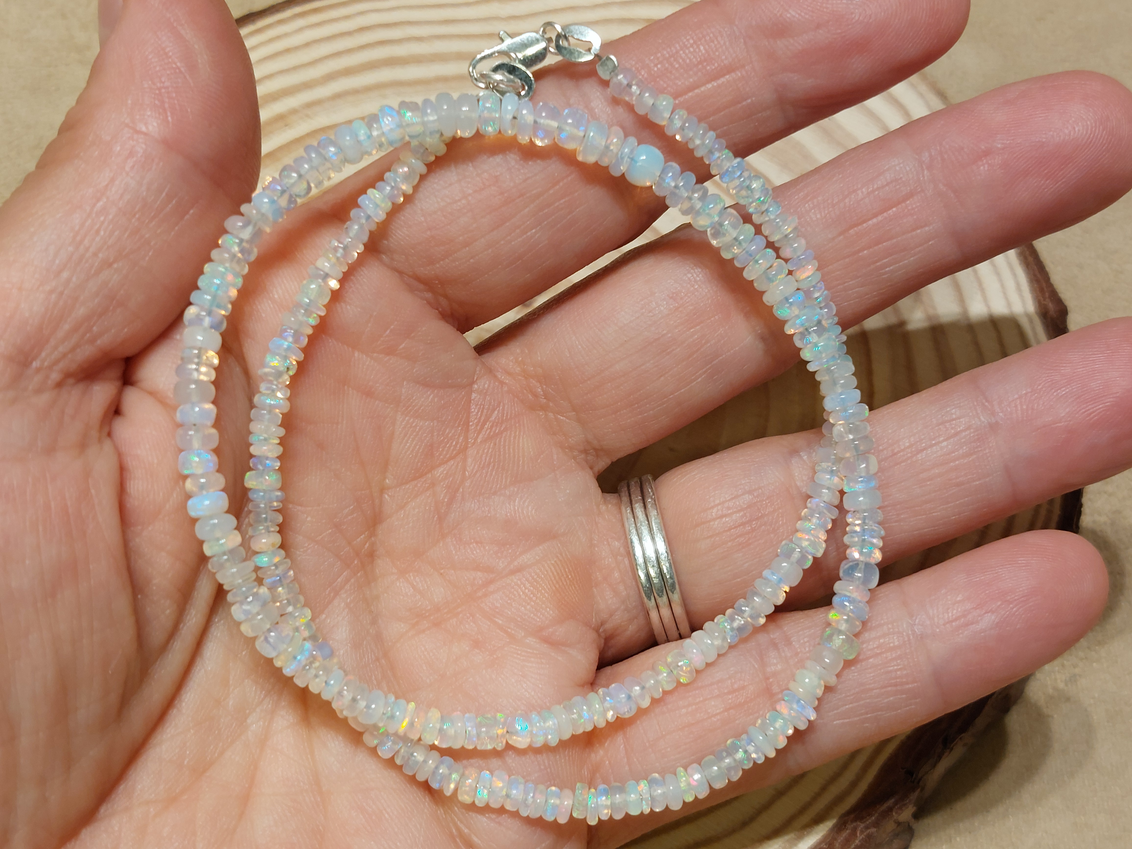 Ethiopisch of welo opaal ketting