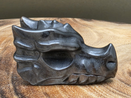 Zilver obsidiaan draak